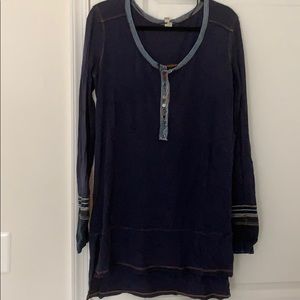 Free people long sleeve tunic sz. M